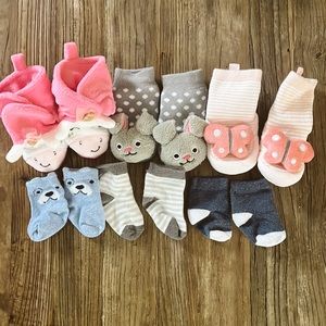 Baby’s socks and slippers/shoes!